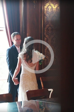 I love getting to travel to new places to participate in a wedding. This wedding was held right in the capital building of Madison, Wisconsin. Since Madison was such a big part of who this couple was, I tried to incorporate the city's vibe into the video itself, and I love how it turned out!